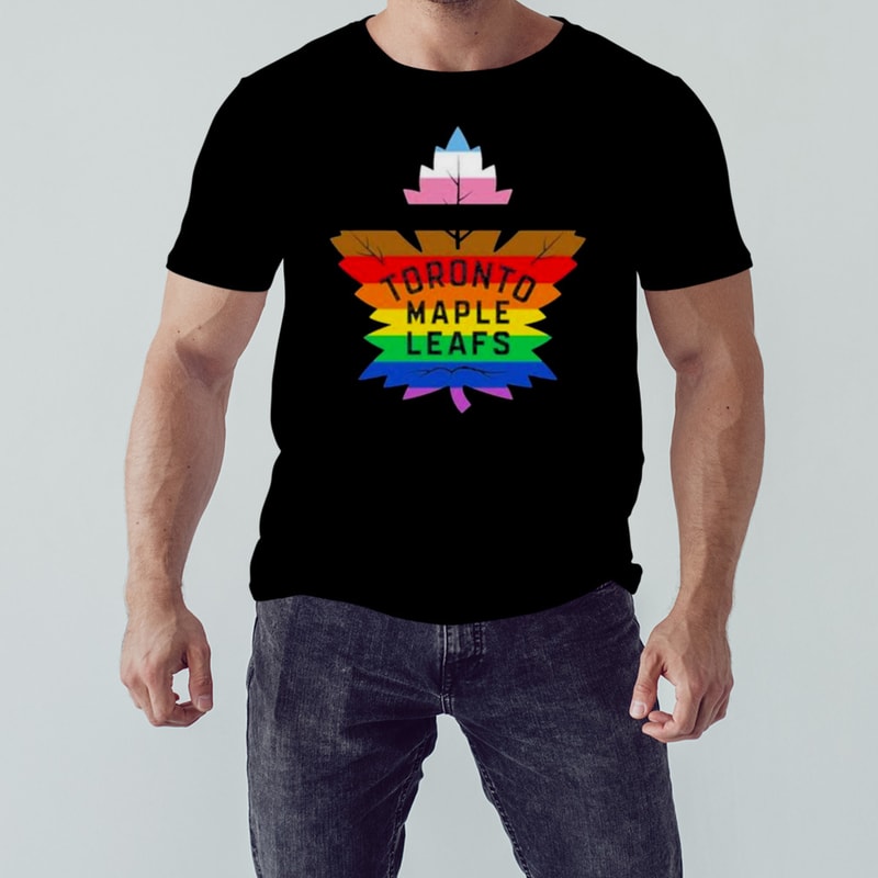 Toronto Maple Leafs Pride 2023 logo Shirt, Shirt For Men Women, Graphic Design, Unisex Shirt