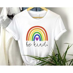 be kind sign language shirt, be kind shirt, lgbt pride shirt, be kind rainbow shirt, inspirational shirt, kindness shirt