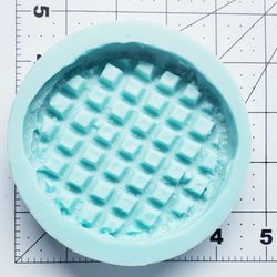 Realistic Waffle Mold Dessert Shape Silicone Mold Soap| Candle Mold for Wax