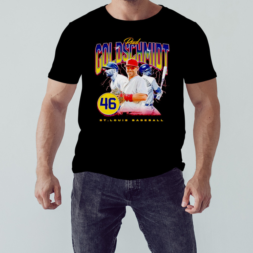 st Louis baseball Paul Goldschmidt retro 90s shirt, Shirt For Men Women, Graphic Design, Unisex Shirt