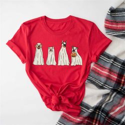 ghost dogs shirt, halloween shirt, halloween goft, ghost shirt, halloween dog shirt, ghost dog shirt, retro spooky seas