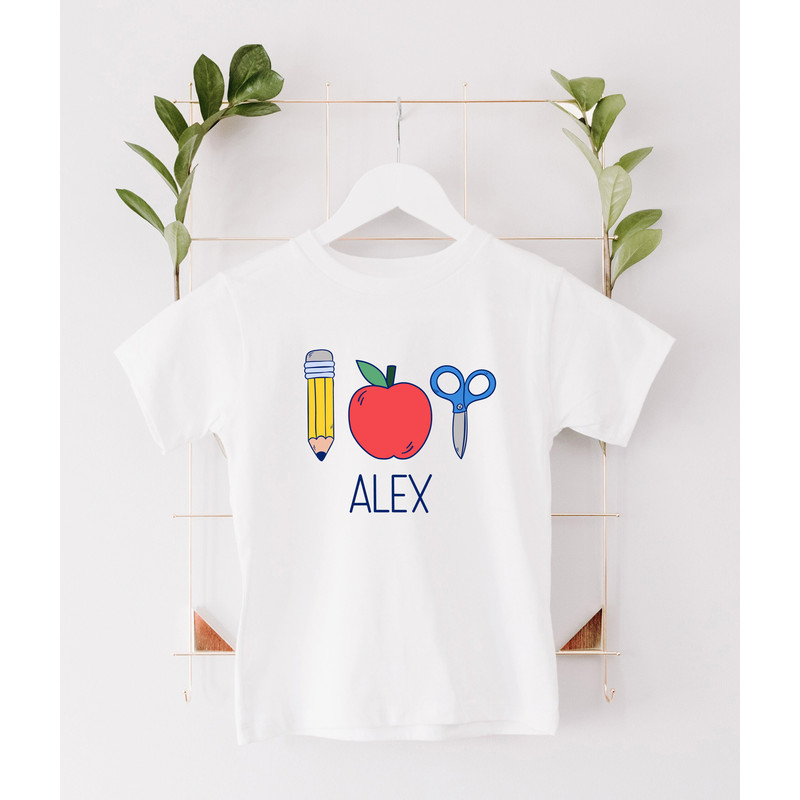 Boys back to school shirt, personalized back to school shirt for boys, boys prek shirt, kindergarten first day of school - 3.jpg