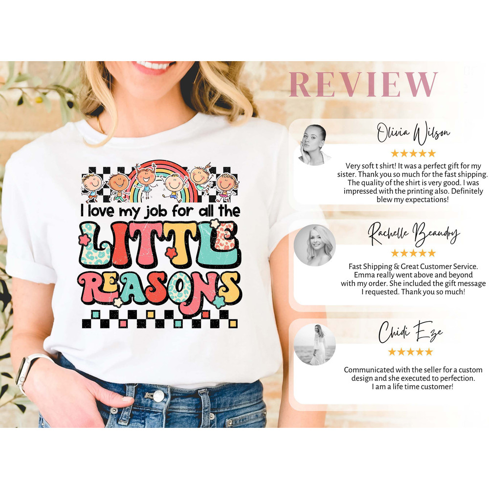 I Love My Job for All the Little Reasons Shirt, Teacher Love Outfit, Teacher Gift, Science T-Shirt, Teacher School, School Counselor - 4.jpg