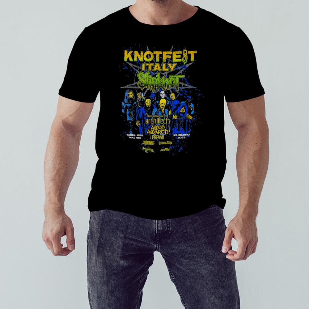 Slipknot Knotfest Italy Tour 2023 Shirt, Shirt For Men Women, Graphic Design, Unisex Shirt