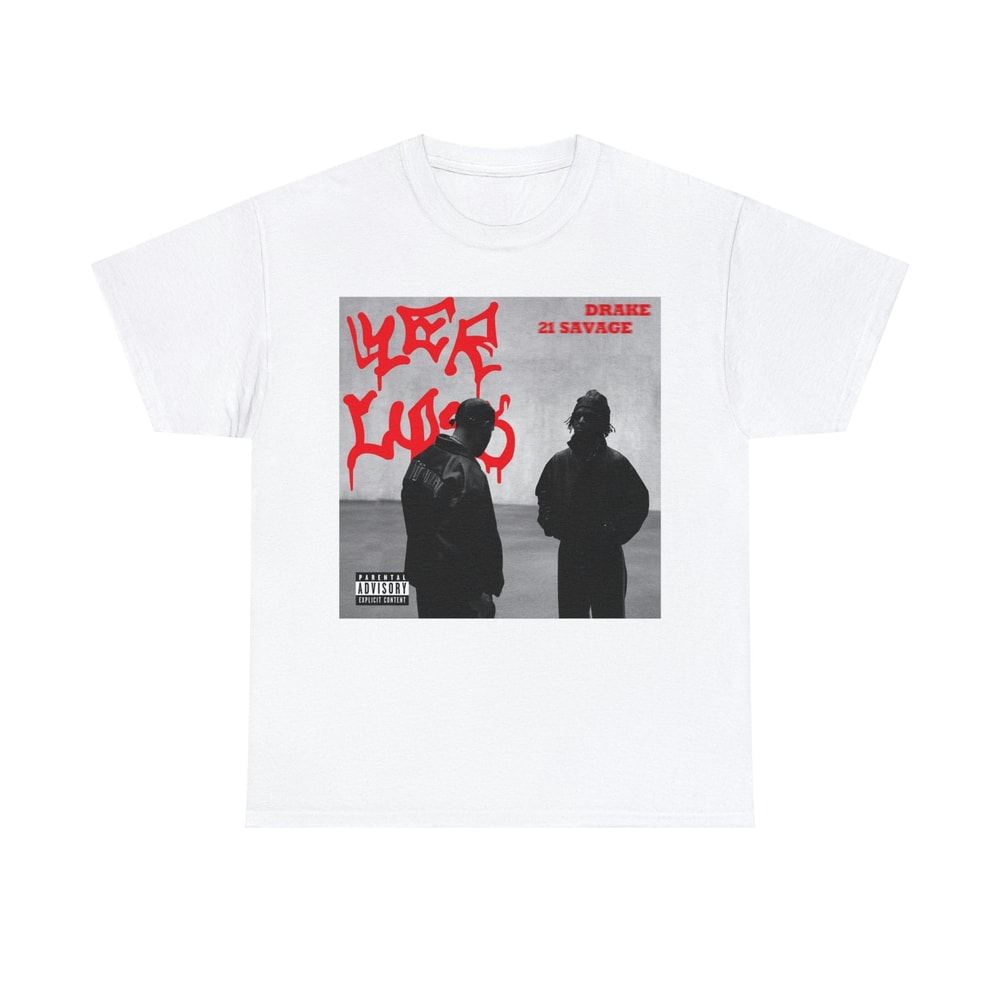 Drake x 21 Savage Her Loss Shirt - Her Loss Album T-shirt - Rap Tee - Travis Scott - Rich Flex - Pussy & Millions - 4.jpg