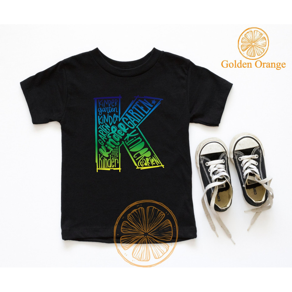 K is For Kindergarten Shirt, Unisex T-Shirt, Kindergarten Teacher Shirt, Back To School Shirt, Kindergarten Shirt, Gift for Teacher - 1.jpg