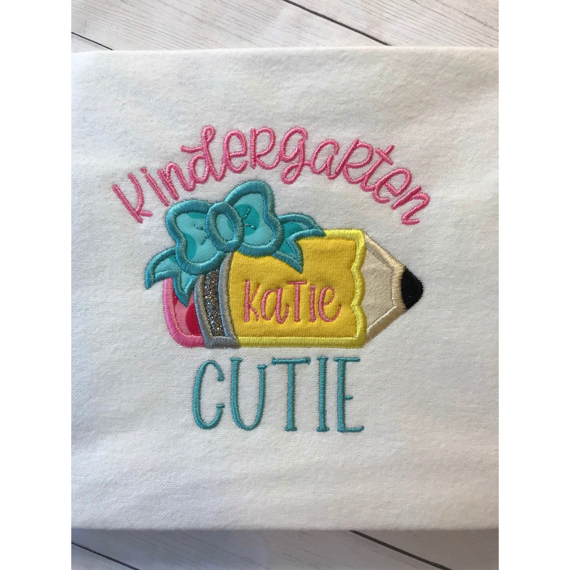 Kindergarten Cutie Shirt, Kindergarten Tee, Back to School Tee, Kindergarten Shirt, First Day of School, Kindergarten Gift, First Grade Tee - 3.jpg