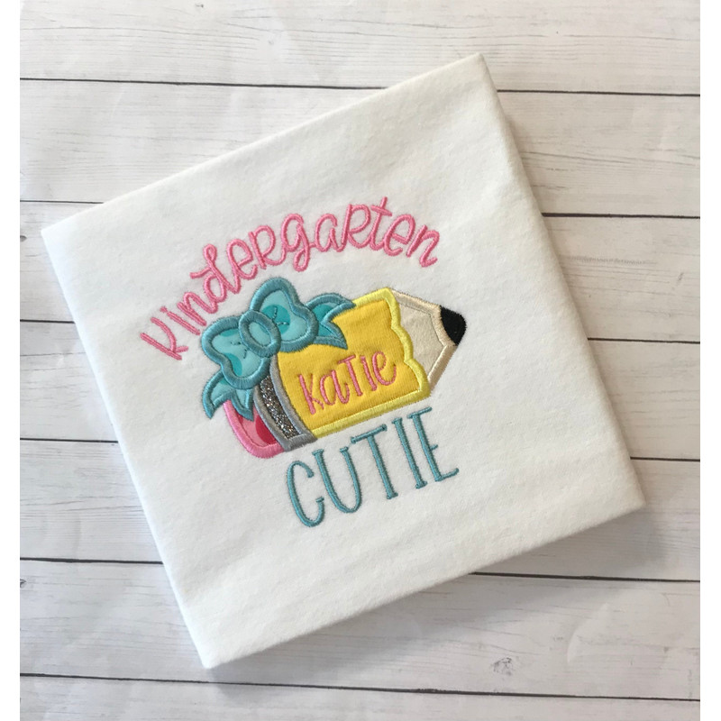 Kindergarten Cutie Shirt, Kindergarten Tee, Back to School Tee, Kindergarten Shirt, First Day of School, Kindergarten Gift, First Grade Tee - 4.jpg