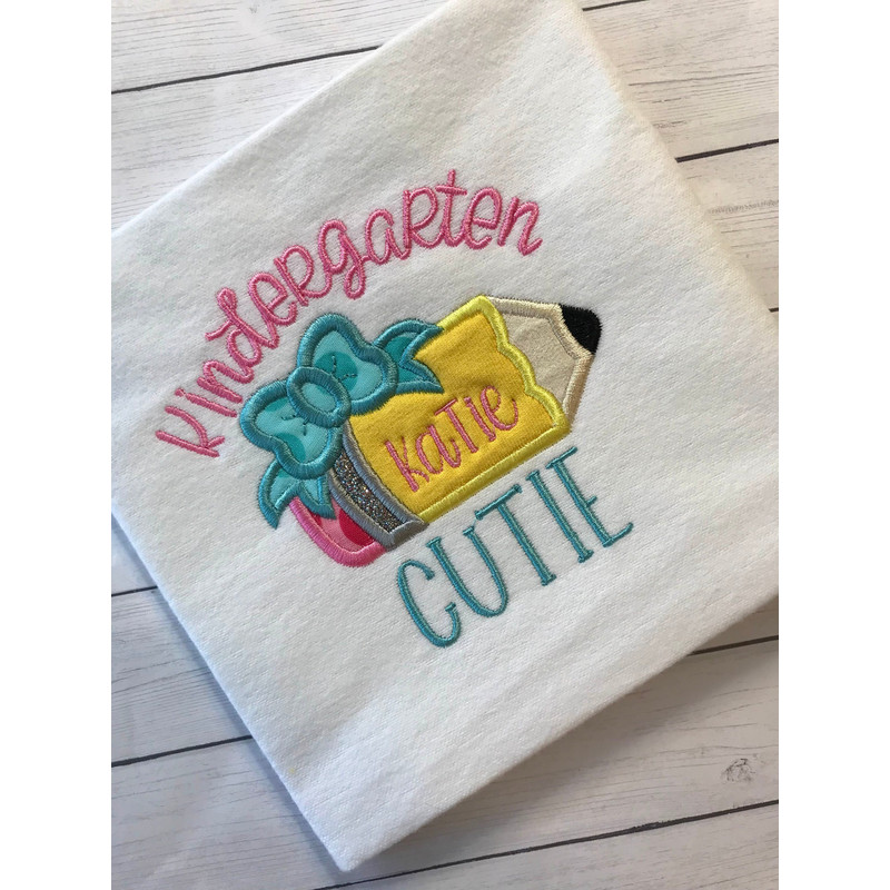 Kindergarten Cutie Shirt, Kindergarten Tee, Back to School Tee, Kindergarten Shirt, First Day of School, Kindergarten Gift, First Grade Tee - 5.jpg