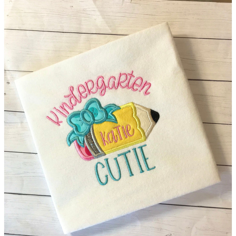 Kindergarten Cutie Shirt, Kindergarten Tee, Back to School Tee, Kindergarten Shirt, First Day of School, Kindergarten Gift, First Grade Tee - 6.jpg