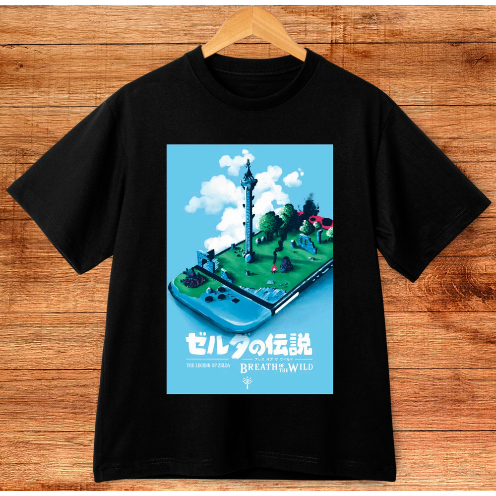 The Legend of Zelda Shirt - The Legend of Zelda Breath of the Wild Inspired Tee - Classic Video Game T-shirt - Gift for Her - Gift for Him - 2.jpg