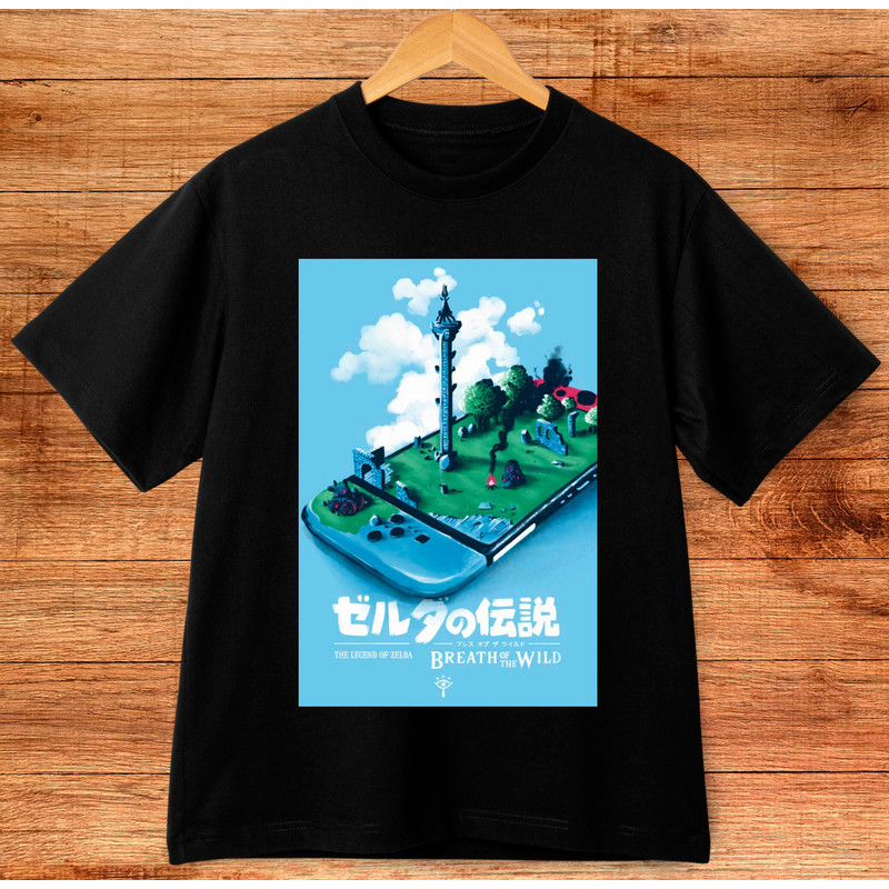 The Legend of Zelda Shirt - The Legend of Zelda Breath of the Wild Inspired Tee - Classic Video Game T-shirt - Gift for Her - Gift for Him - 2.jpg