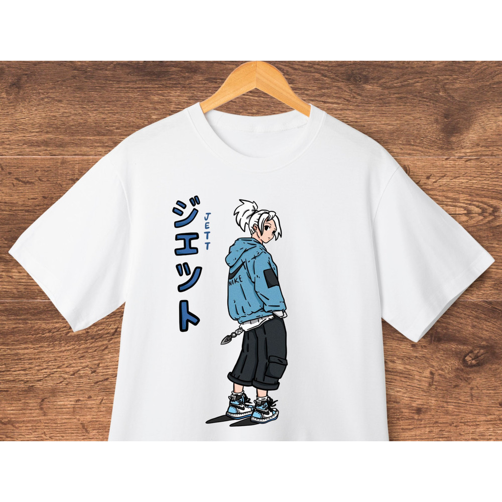 Valorant Jett Shirt - Valorant T-Shirt - Jett Tee - Video Game - Gift for Him - Gift for Her - Gift for Gamer - Hoodie - Sweatshirt - 1.jpg