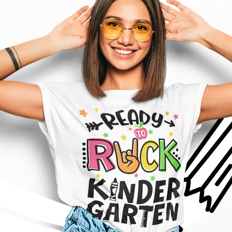 Ready To Rock Kindergarten SVG, Back to school SVG, Boy 1st day School Shirt, Girl First Day png Svg Files For Cricut, Png - 3.jpg