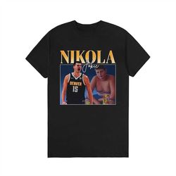 limited nikola jokic vintage 90s shirt , unisex t-shirt , classic 90s graphic tee , vintage bootleg tee , trendy shirt.