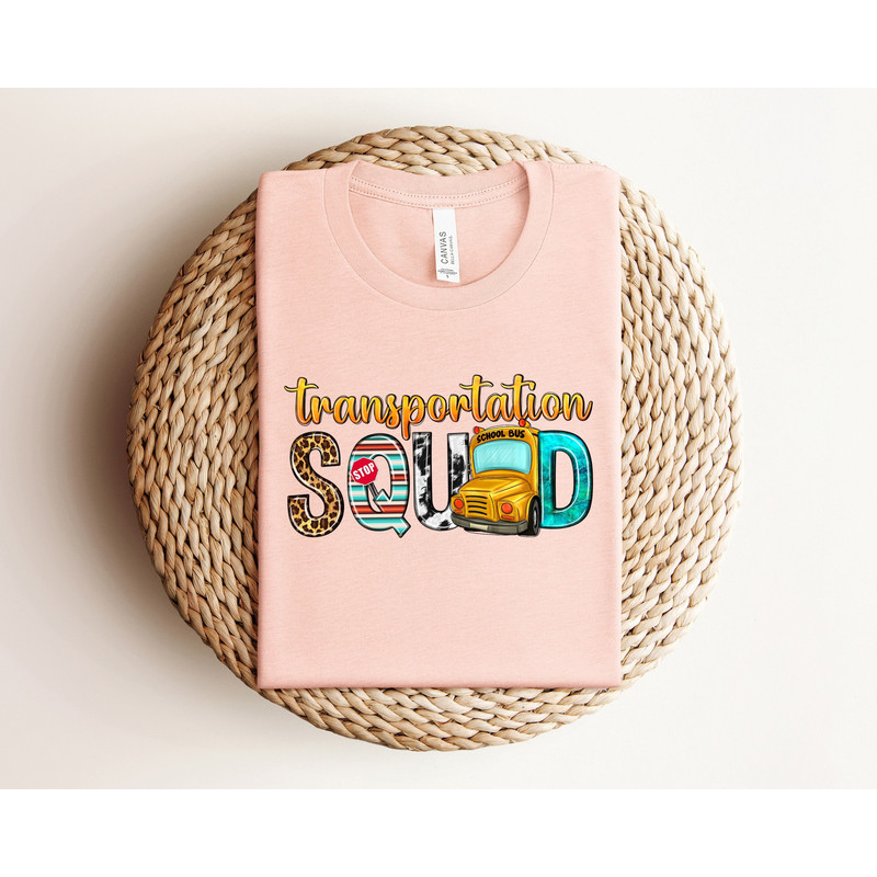 Transportation Squad Shirt, Transportation T-shirt, School Shirt, School Gifts, Bus Shirt, School Bus T-Shirt, Bus Driver Shirt, Student Tee - 1.jpg