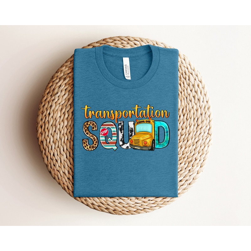 Transportation Squad Shirt, Transportation T-shirt, School Shirt, School Gifts, Bus Shirt, School Bus T-Shirt, Bus Driver Shirt, Student Tee - 2.jpg
