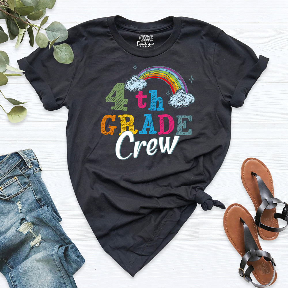 4th Grade Crew Shirt, First Day Shirt, 1st Day Of School Shirt, Student Teacher Gift, Back to School Shirt, Teacher Shirt, First Grade Tee - 8.jpg