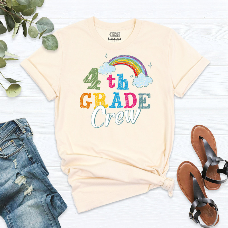 4th Grade Crew Shirt, First Day Shirt, 1st Day Of School Shirt, Student Teacher Gift, Back to School Shirt, Teacher Shirt, First Grade Tee - 9.jpg