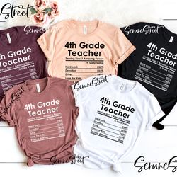 4th grade teacher shirt, 4th grade teacher t-shirt, 4th grade squad crew, team fourth grade, last day of school shirt, b