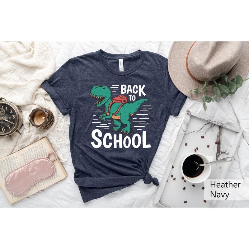 Back To School Shirt, Dinosaur Shirt, Boy Saurus Shirt, Girl Saurus Shirt, Dinosaur School Shirt, Kids Back To School Shirt, Teacher Shirt - 1.jpg