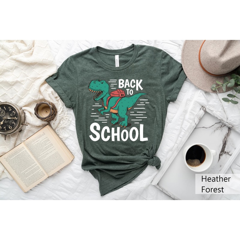 Back To School Shirt, Dinosaur Shirt, Boy Saurus Shirt, Girl Saurus Shirt, Dinosaur School Shirt, Kids Back To School Shirt, Teacher Shirt - 2.jpg