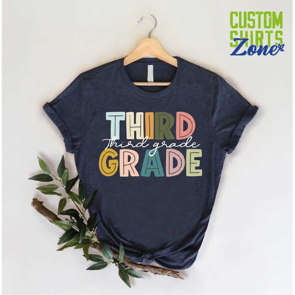 Cute 3rd Grade Shirt, Third Grade Teacher Team, Matching School Shirt, Hello 3rd Grade Shirt, Third Grade Squad Gift, Teacher Appreciation - 1.jpg