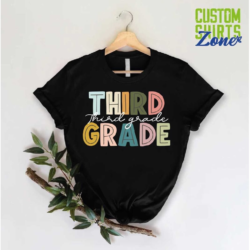 Cute 3rd Grade Shirt, Third Grade Teacher Team, Matching School Shirt, Hello 3rd Grade Shirt, Third Grade Squad Gift, Teacher Appreciation - 7.jpg