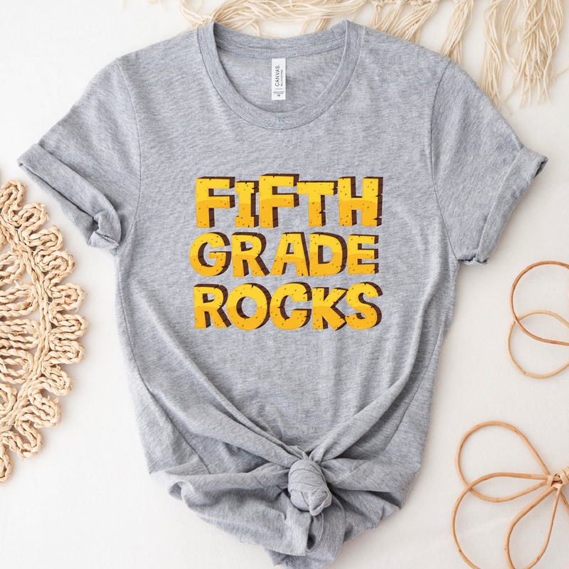 Hello Fifth Grade Shirt Back to School Tshirt, Gift for Teacher, Teacher Gift, Teacher Appreciation, Teacher Shirt, 5th Grade Teacher - 8.jpg