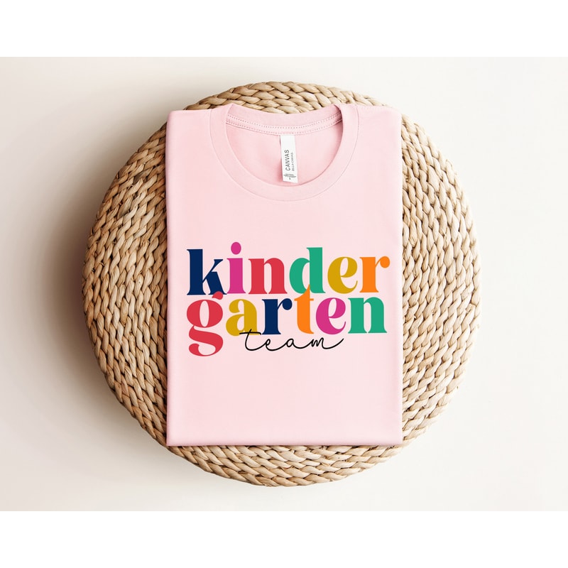 Kindergarten Team Shirt, Kindergarten Shirt, Kindergarten School Shirt, First Day of School, Back To School Shirt, Kindergarten Matching - 2.jpg
