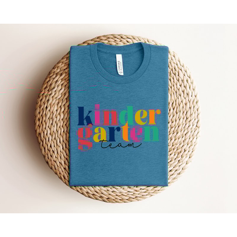 Kindergarten Team Shirt, Kindergarten Shirt, Kindergarten School Shirt, First Day of School, Back To School Shirt, Kindergarten Matching - 4.jpg