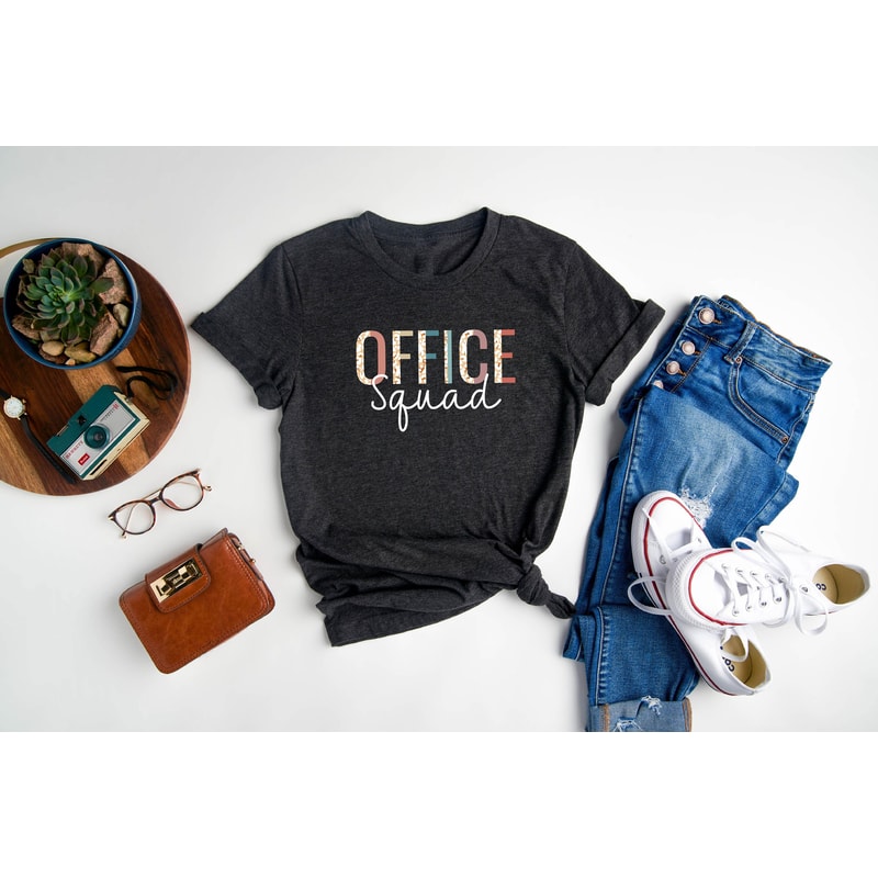 Leopard Office Squad Shirt Matching Office Shirts Coworker Shirt Secretary Office Gifts Office Crew Shirts Back To School - 3.jpg