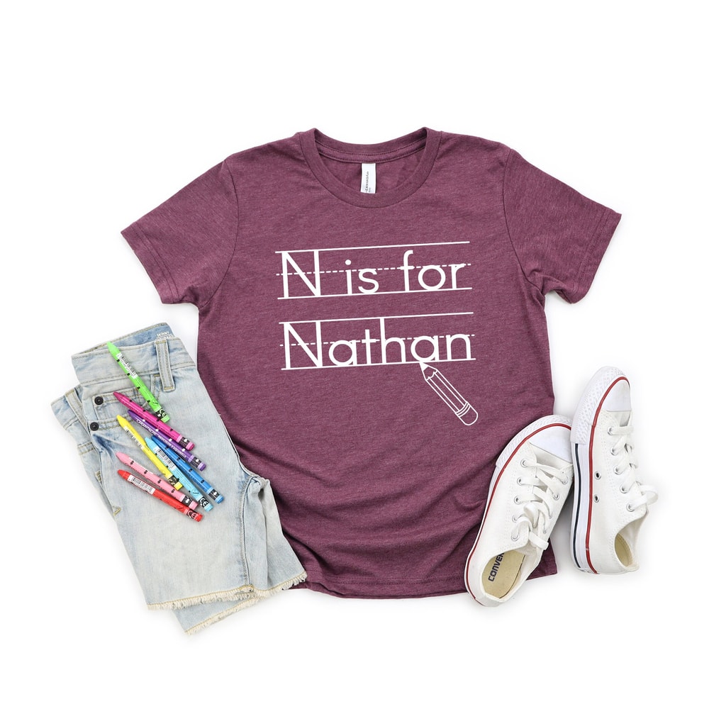 First Day of School Shirt, Custom Kindergarten T-shirt, Kindergarten Student Shirt, Back To School Shirt, First Grade Shirts, Students Shirt - 2.jpg