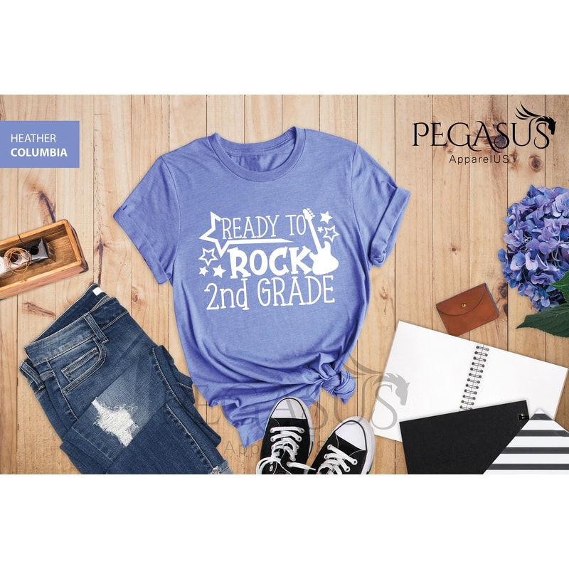 Ready To Rock 2nd Grade Shirt, Back To School T-Shirt, School Group Shirts, Second Grade Shirt, First Day Of School Shirt - 4.jpg