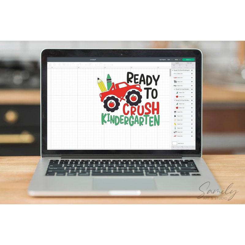 Ready to Crush Kindergarten Svg, 1st Day of School Cut File For Cricut and Silhouette - 9.jpg