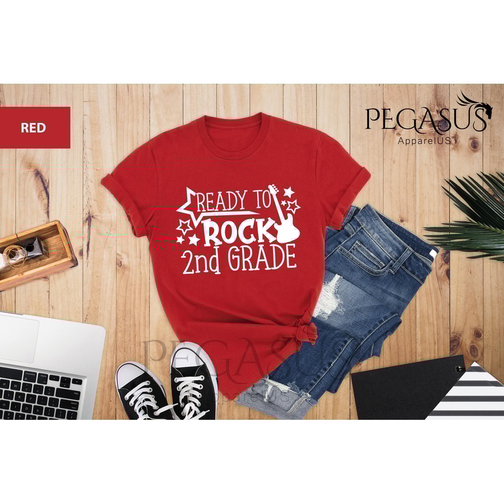 Ready To Rock 2nd Grade Shirt, Back To School T-Shirt, School Group Shirts, Second Grade Shirt, First Day Of School Shirt - 8.jpg