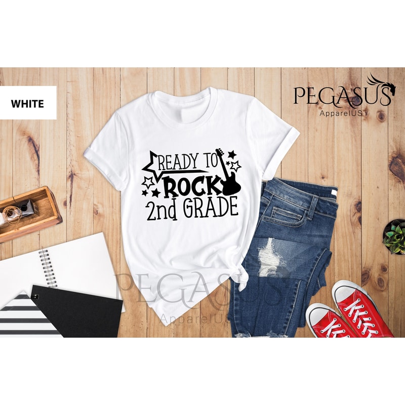 Ready To Rock 2nd Grade Shirt, Back To School T-Shirt, School Group Shirts, Second Grade Shirt, First Day Of School Shirt - 9.jpg
