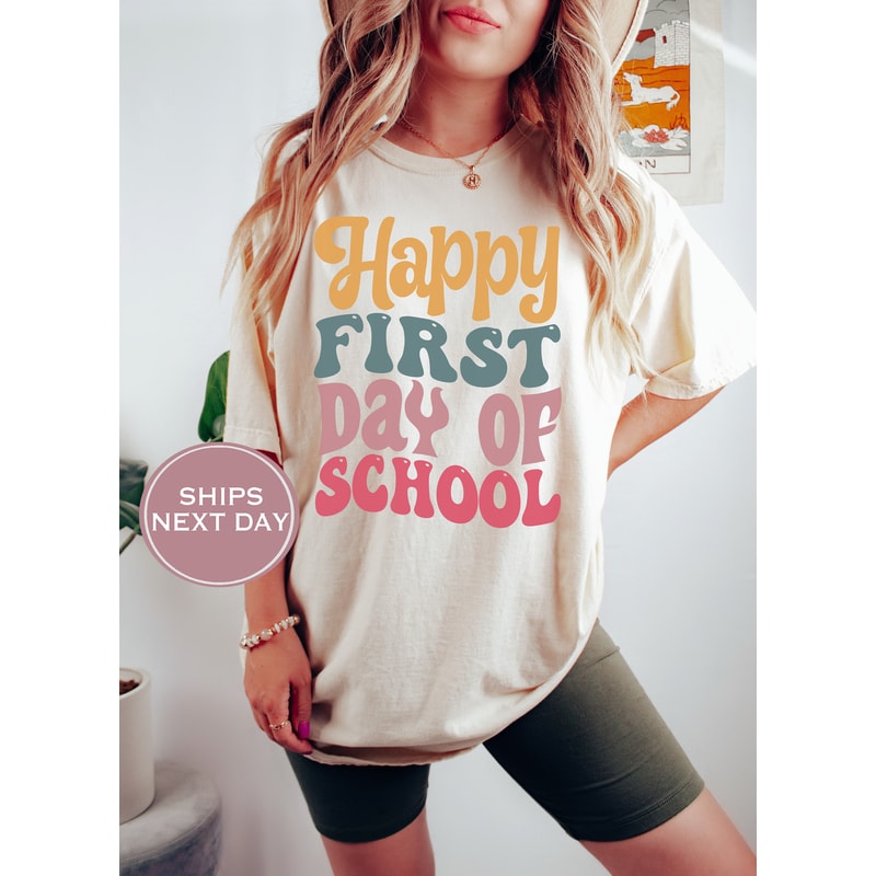 Retro Teacher Comfort Colors Shirt, First Day of School Shirt, Teaching Squad Shirt, Back to School Shirt, Teacher Appreciation - 2.jpg