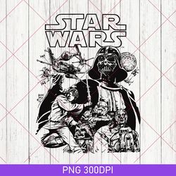 vintage disney star wars png 300dpi, retro star wars png, star wars a new hope faded, disneyworld png, disney trip png
