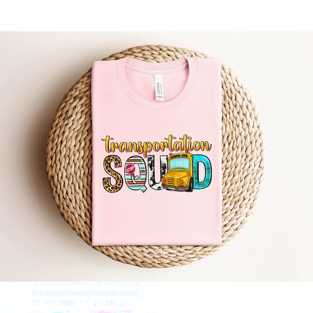 Transportation Squad Shirt, Transportation T-shirt, School Shirt, School Gifts, Bus Shirt, School Bus T-Shirt, Bus Driver Shirt, Student Tee - 3.jpg