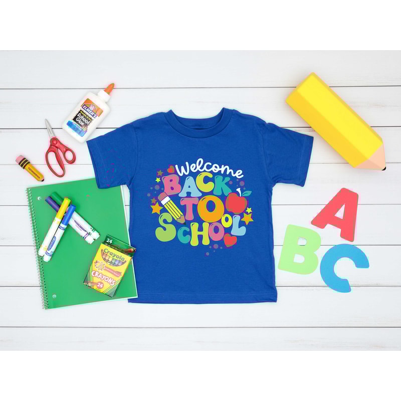 Welcome Back to School Shirt, First Day of School Shirt, Teacher Gift Kindergarten Teacher, Kids Back To School , Happy First Day of School - 3.jpg