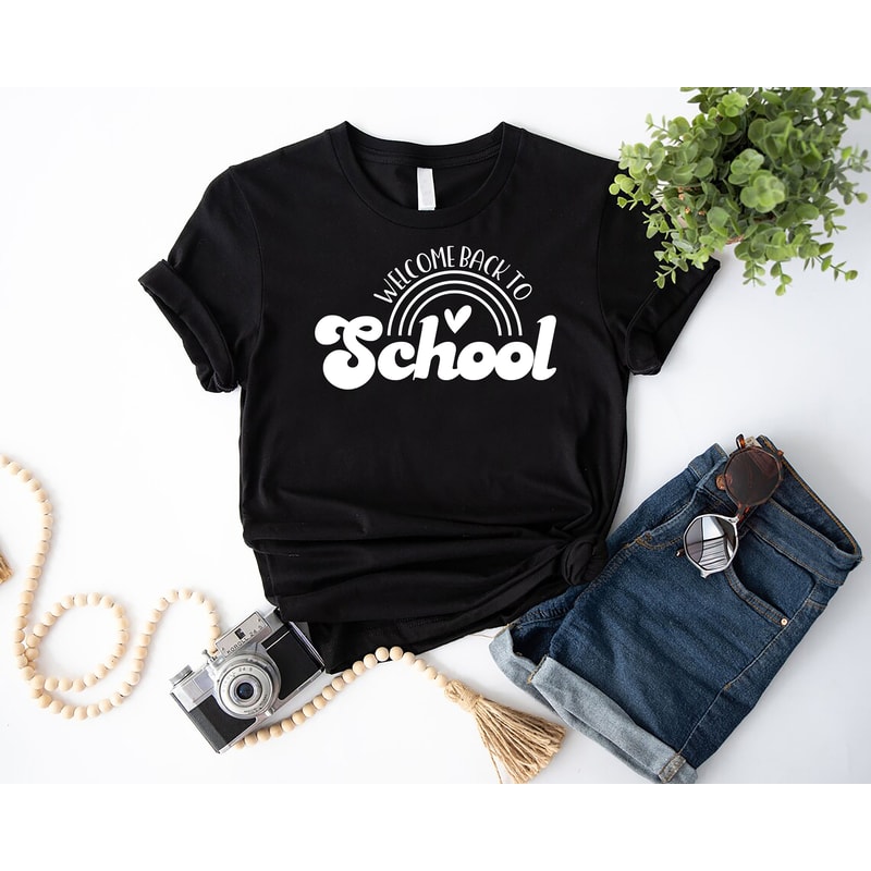 Welcome Back To School T-Shirt, Teacher Shirt, First Day Of School Shirt, Teacher Life Shirt, Back To School Gift, Inspirational Shirt - 2.jpg