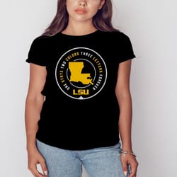 one state colors three letters forever lsu t-shirt, shirt for men women, graphic design, unisex shirt
