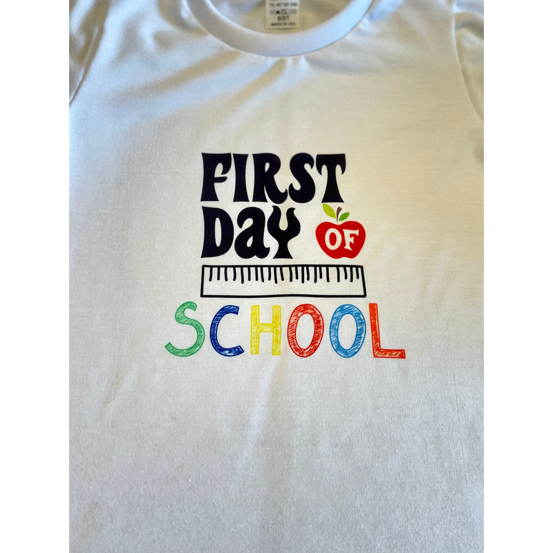 Back to school theme T-shirt, Personalized back to theme, Back to school favors, Back to school personalized T-shirts, Kids personalized - 2.jpg