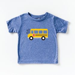 beep beep! adorable school bus shirt for kids - baby to youth sizes, school bus toddler/baby t-shirt, vehicles, bus, bee