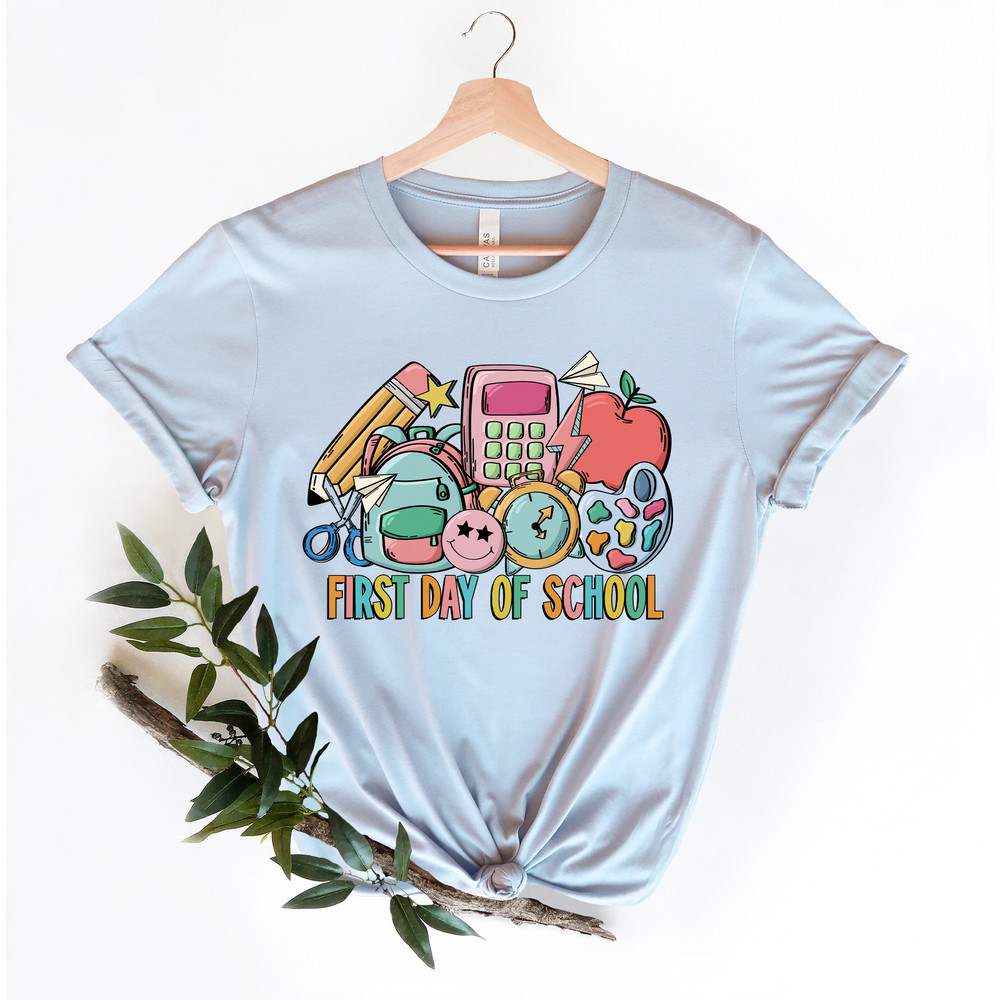 First Day Of The School Shirt, Back to School, First Day of School Tee, Kids Back To School Shirt, Teacher Gift - 4.jpg