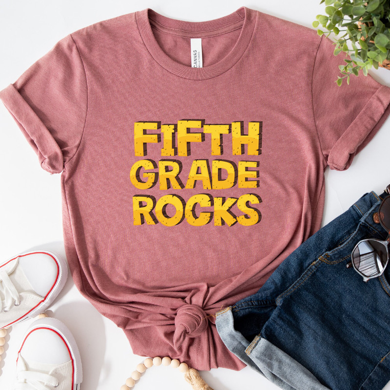 Hello Fifth Grade Shirt  Back to School Tshirt, Gift for Teacher, Teacher Gift, Teacher Appreciation, Teacher Shirt, 5th Grade Teacher - 3.jpg