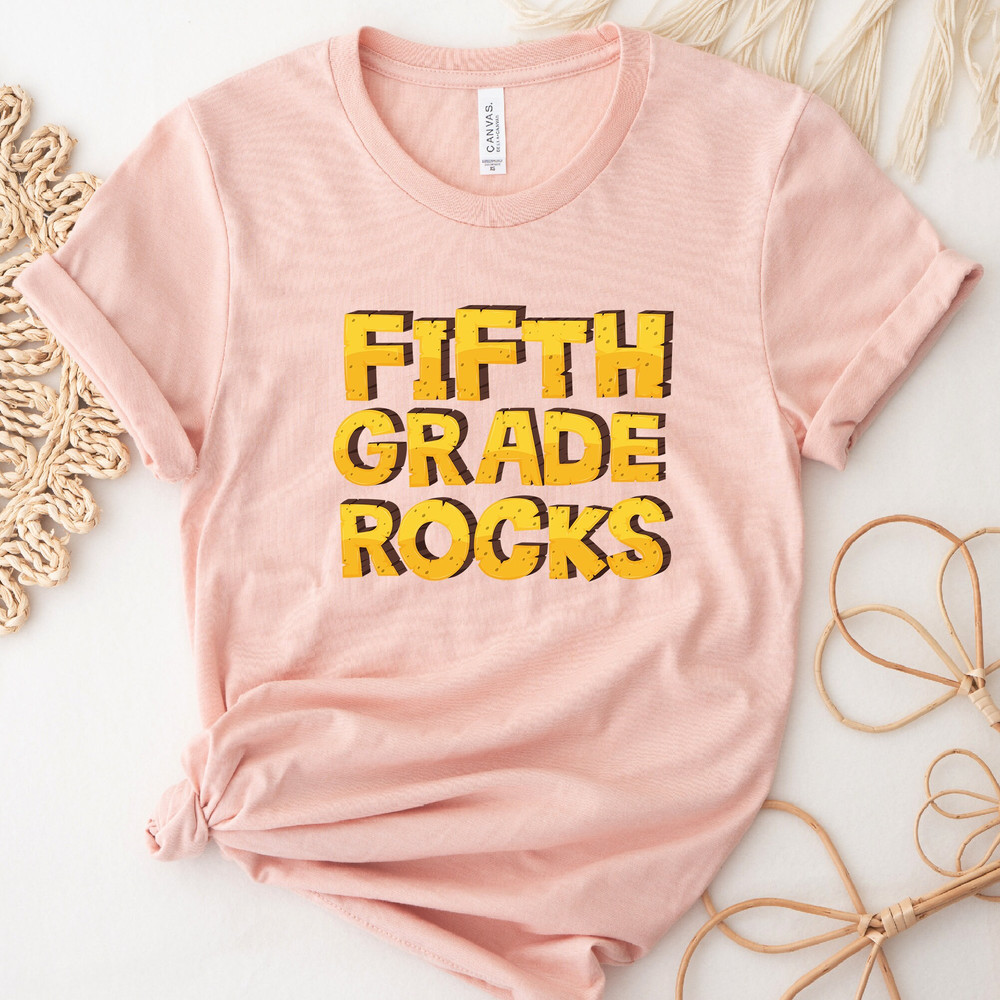 Hello Fifth Grade Shirt  Back to School Tshirt, Gift for Teacher, Teacher Gift, Teacher Appreciation, Teacher Shirt, 5th Grade Teacher - 5.jpg