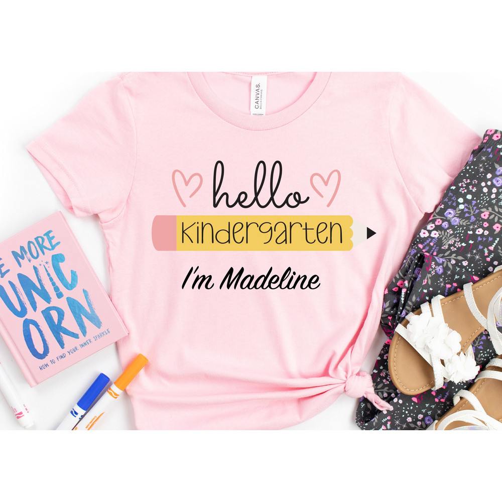 Hello Kindergarten Shirt, Here I Come Shirt, Hello Kindergarten Shirt, Back To School Shirt, First day Of School Shirt - 1.jpg