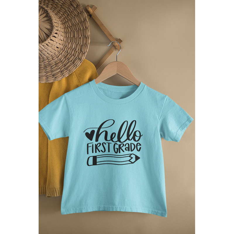 Hello School SVG Bundle, Back to School SVG, Teacher svg, School, School Shirt for Kids svg, Kids Shirt svg, hand-lettered, Cut File Cricut - 5.jpg